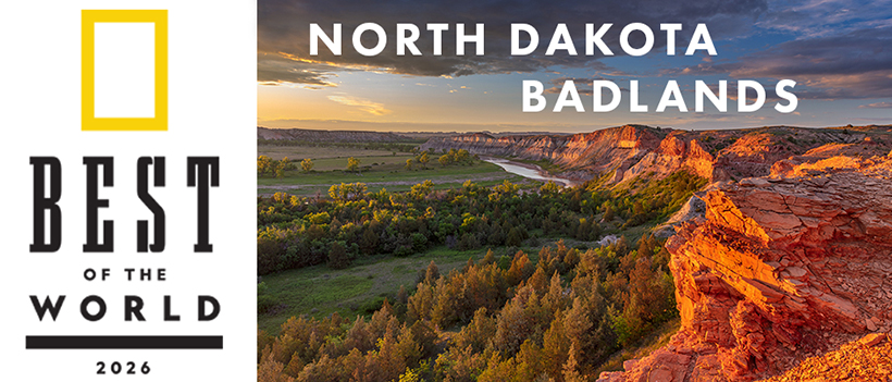Best of the World North Dakota Badlands banner