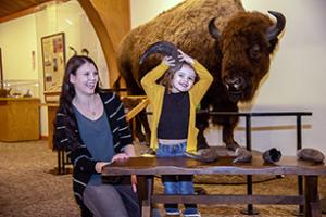 Family at Buffalo Museum