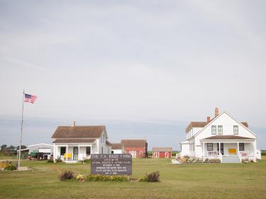 the bagg bonanza farm is on the national register of historic places. photo