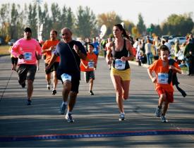 runners in a marathon